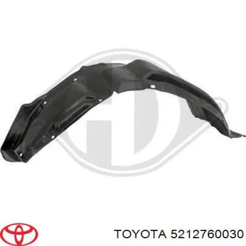 5212760030 Toyota Заглушка, решітка протитуманних фар бампера переднього, права
