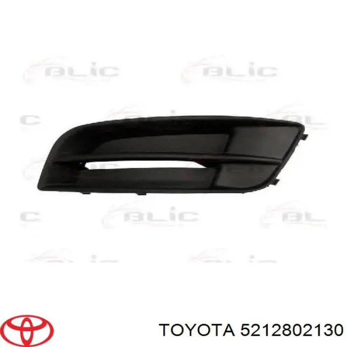 Купити 5212802130 Toyota Заглушка ПТФ бампера переднього ліва