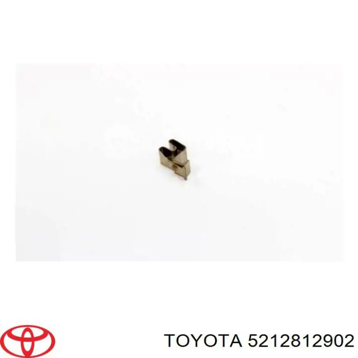 5212812902 Toyota заглушка бампера буксирувального гака, передня ліва