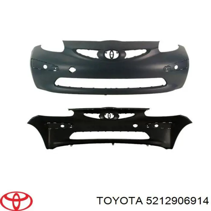 Бампер на авто Toyota 5212906914 ціна, від 55.85 USD