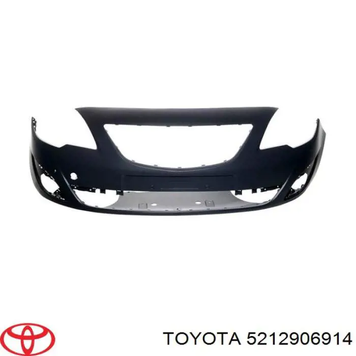 5212906914 Toyota Бампер передній в зборі