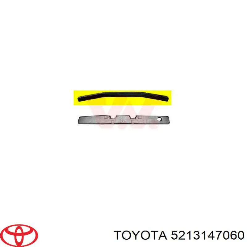 Шина бампера переднього Toyota 5213147060 ціна, від 38.01 USD