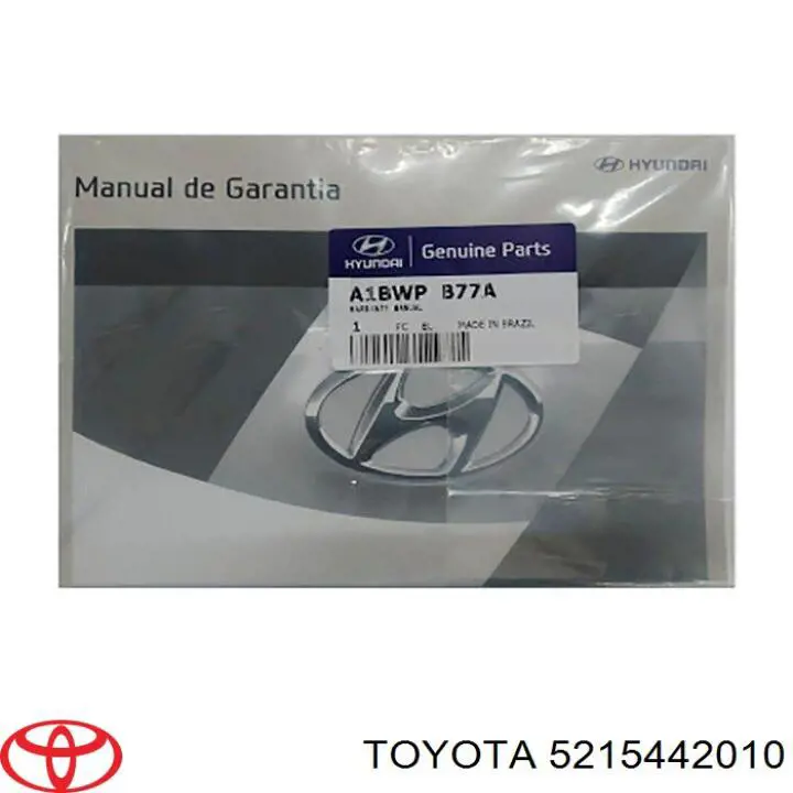 Купити 5215442010 Toyota Пістон (кліп) кріплення підкрилки переднього крила