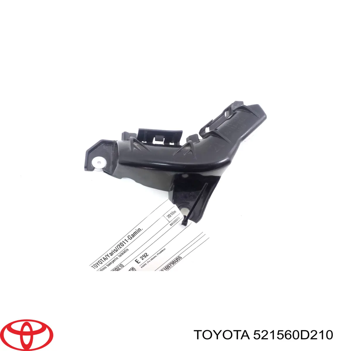 521560D210 Toyota Лівий кронштейн кріплення бампера заднього