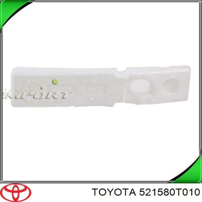 521580T010 Toyota Кронштейн бампера заднього, зовнішній лівий