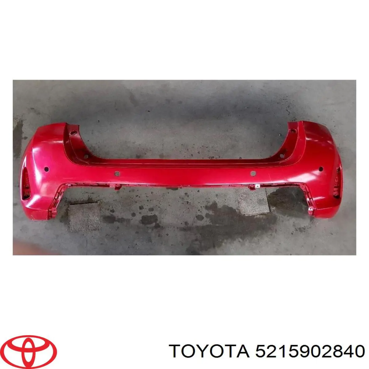 5215902840 Toyota Буфер (бампер) задній