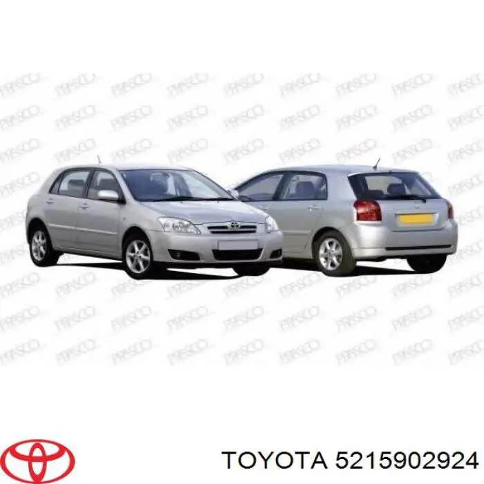 Бампер задній Polcar 811596J