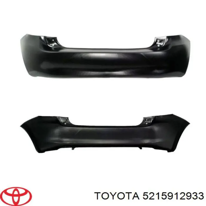 Задній бампер 5215912933 Toyota