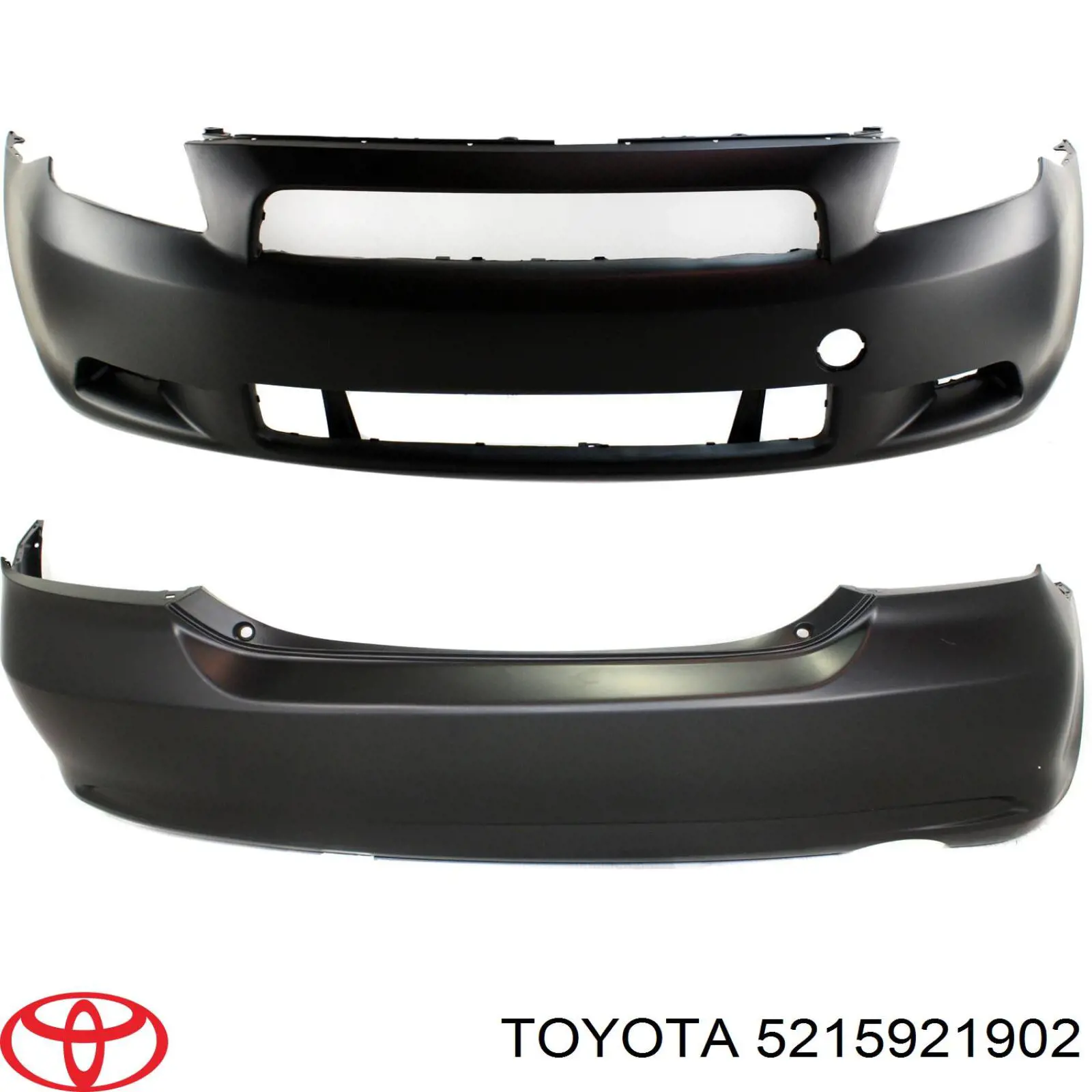 5215921902 Toyota Буфер (бампер) задній