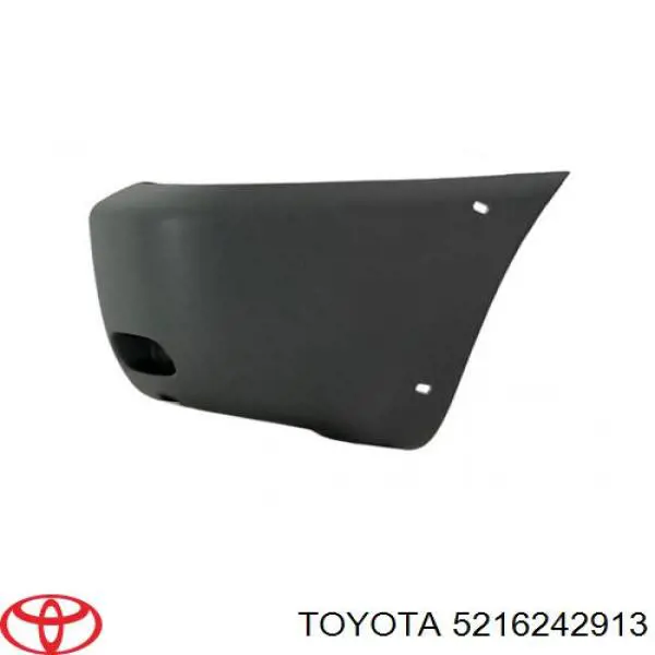 5216242913 Toyota Молдинг бампера переднього, лівий