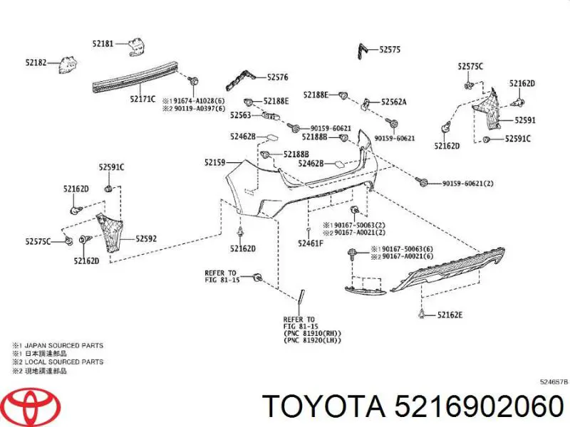 5216902060 Toyota 