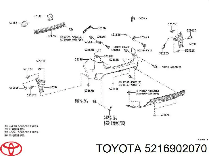  5216902070 Toyota