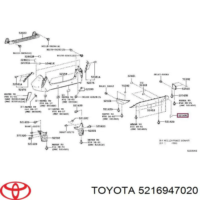  Toyota 5216947020 ціна, від 4.83 USD