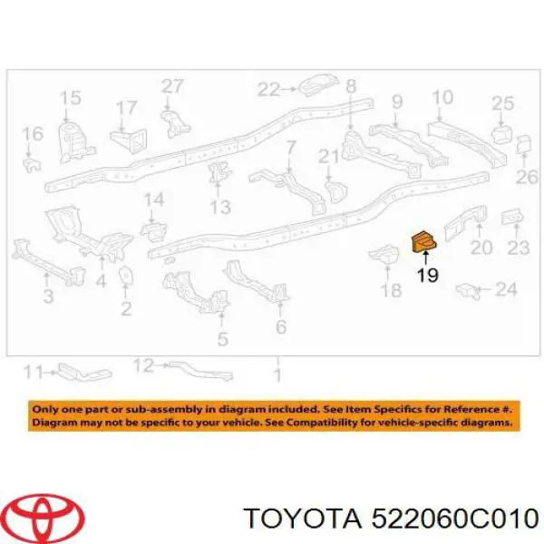  Toyota 522060C010 ціна, від 49.52 USD