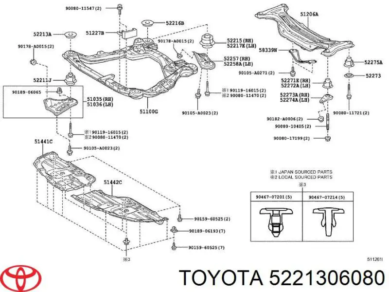  5221306080 Toyota