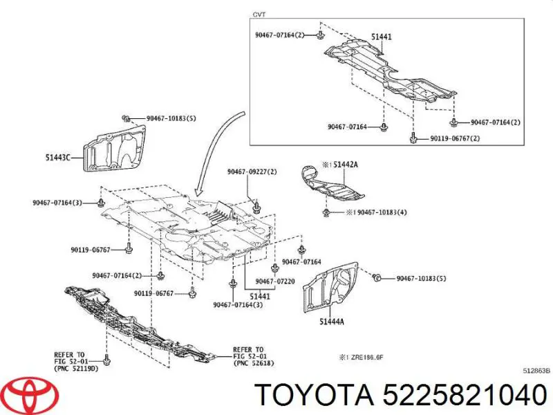 5225821040 Toyota 