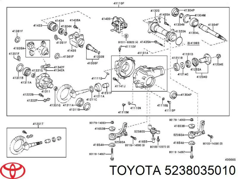  Toyota 5238035010 ціна, від 63.35 USD
