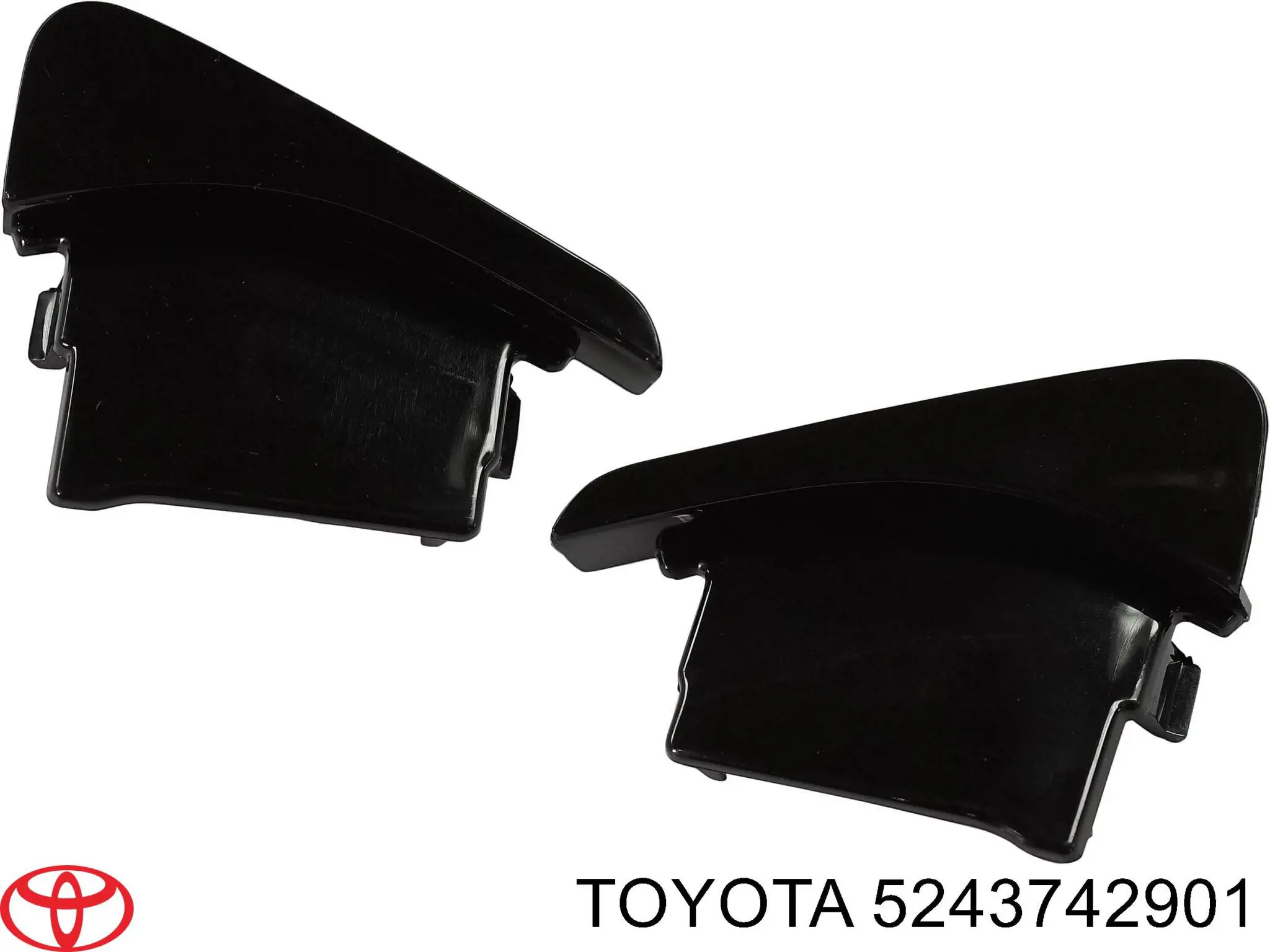 Заглушка бампера буксирувального гака, передня права Toyota 5243742901 ціна, від 9.99 USD