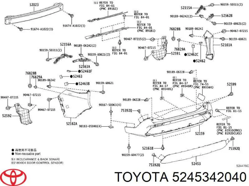 5245342040 Toyota 