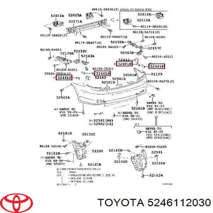 Ущільнювач капота Toyota Corolla (E15) (Тойота Королла)