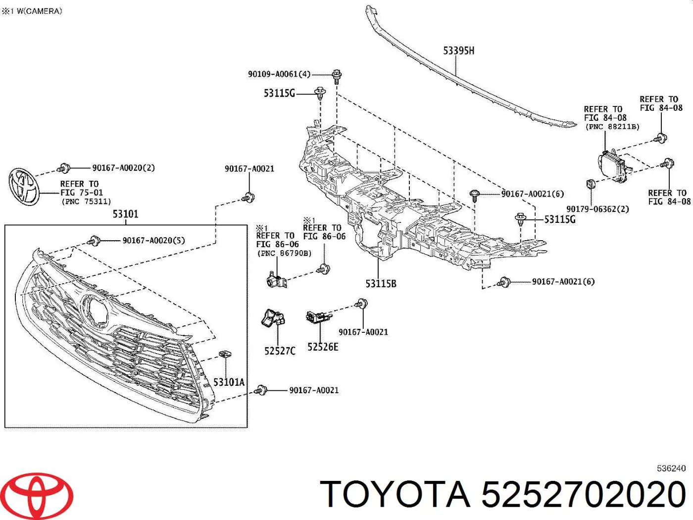  Toyota 5252702020 ціна, від 25.21 USD
