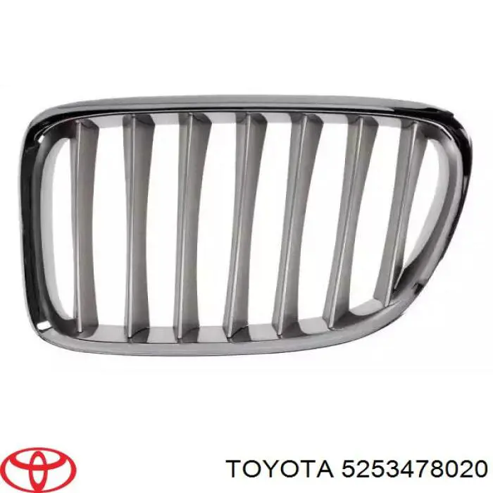 5253478020 Toyota Лівий кронштейн переднього бампера