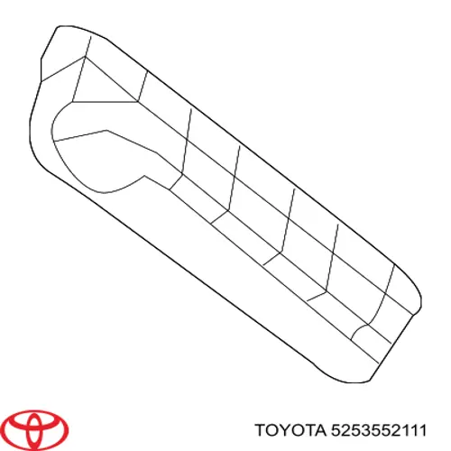 Купити 5253552111 Toyota Кронштейн бампера переднього, правий