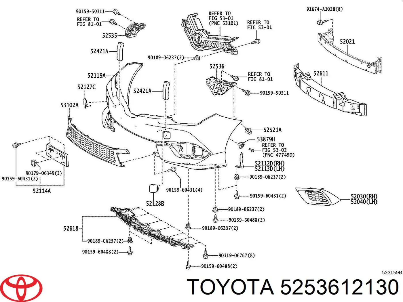  5253612130 Toyota