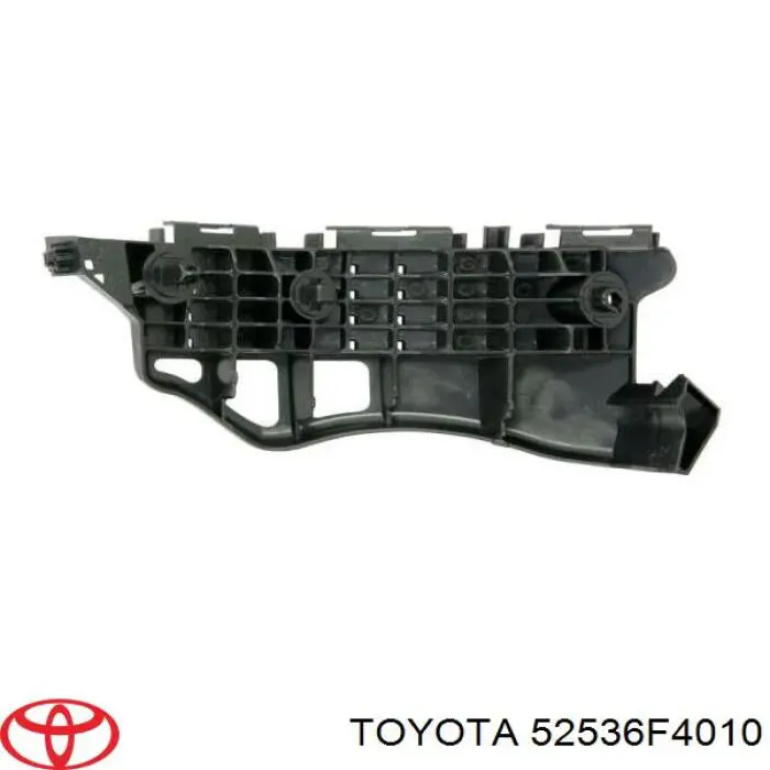 52536F4010 Toyota Лівий кронштейн переднього бампера