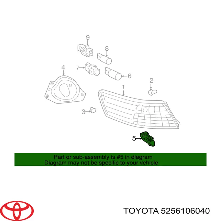 Купити 5256106040 Toyota 