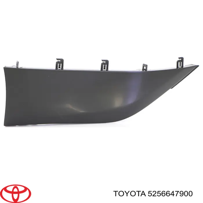 Накладка бампера заднього, ліва Toyota 5256647900 ціна, від 30.93 USD