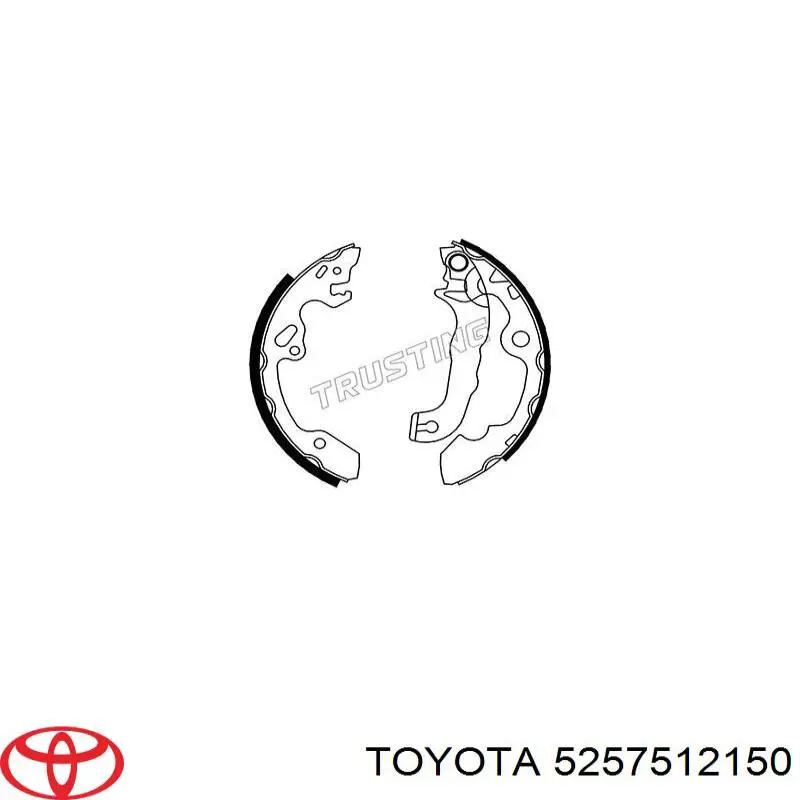Кронштейн бампера заднього, правий Toyota 5257512150