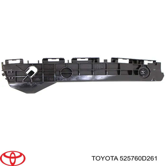 525760D261 Toyota Лівий кронштейн кріплення бампера заднього