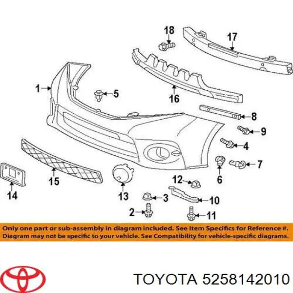 5258142010 Toyota 
