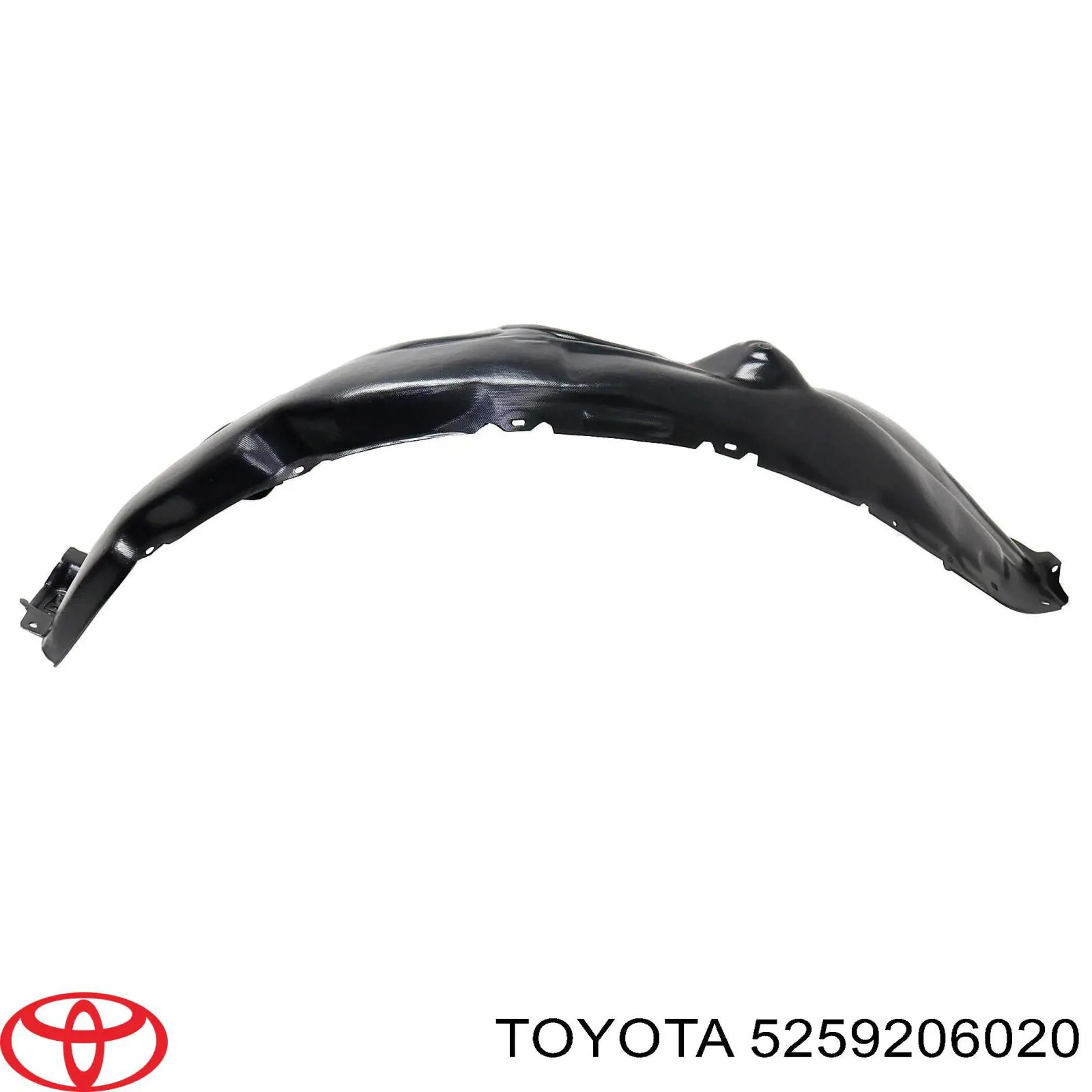 5259206020 Toyota Кронштейн бампера заднього, лівий