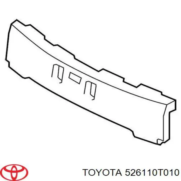 Абсорбер (наповнювач) бампера переднього Toyota Venza (AGV1, GGV1) (Тойота Венза)