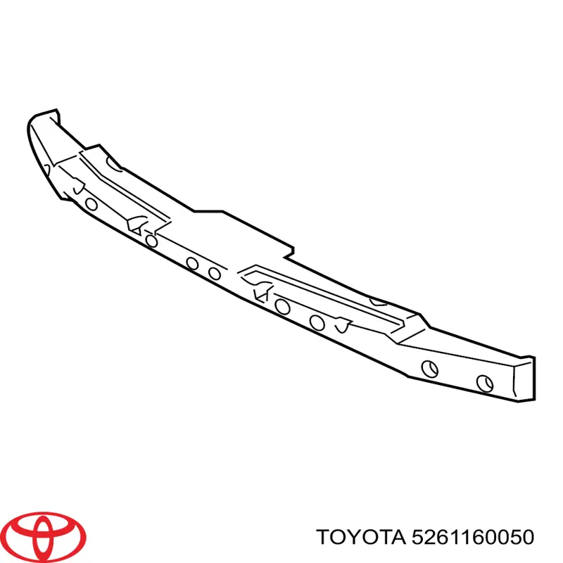 Абсорбер бампера переднього Toyota 5261160050 ціна, від 16.47 USD