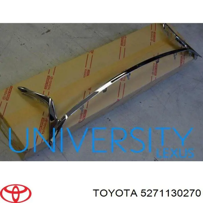 Молдинг решітки радіатора, верхній Toyota 5271130270 ціна, від 279.35 USD