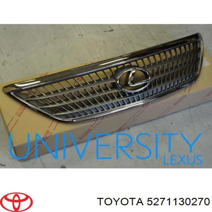 5271130270 Toyota Молдинг решітки радіатора, верхній