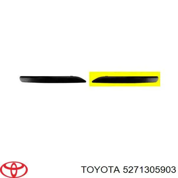 Молдинг переднього бампера, лівий Starline 8161923 ціна, від 23.35 USD