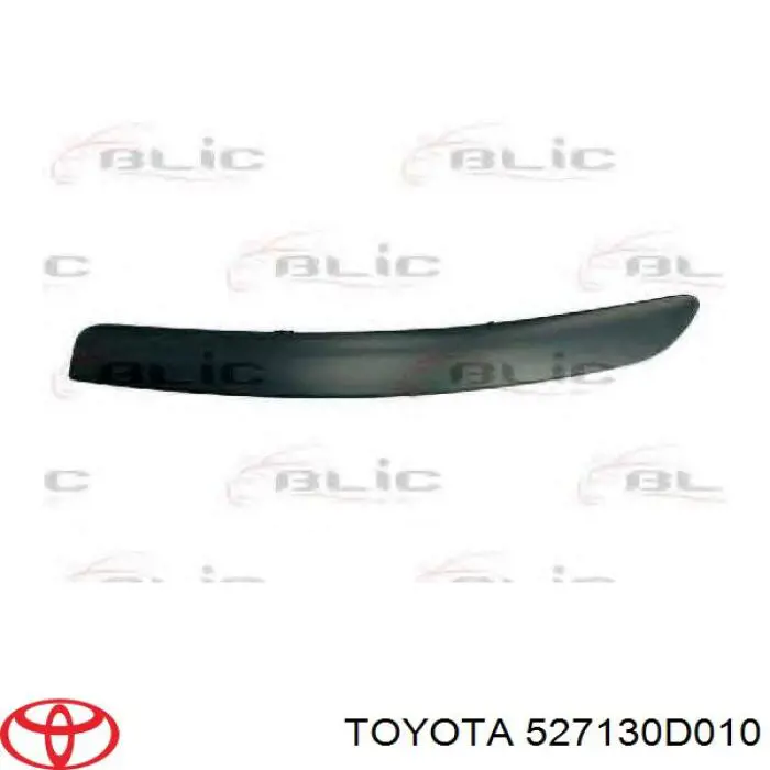 Купити 527130D010 Toyota Молдинг переднього бампера, лівий