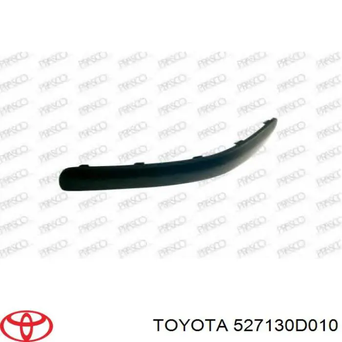 Молдинг переднього бампера, лівий Toyota 527130D010 ціна, від 9.81 USD