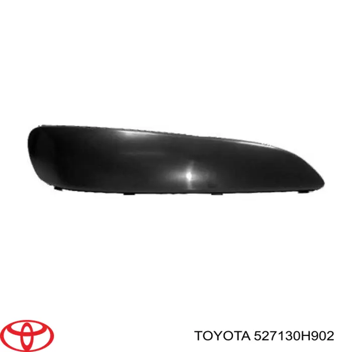 527130H902 Toyota Молдинг бампера переднього, лівий
