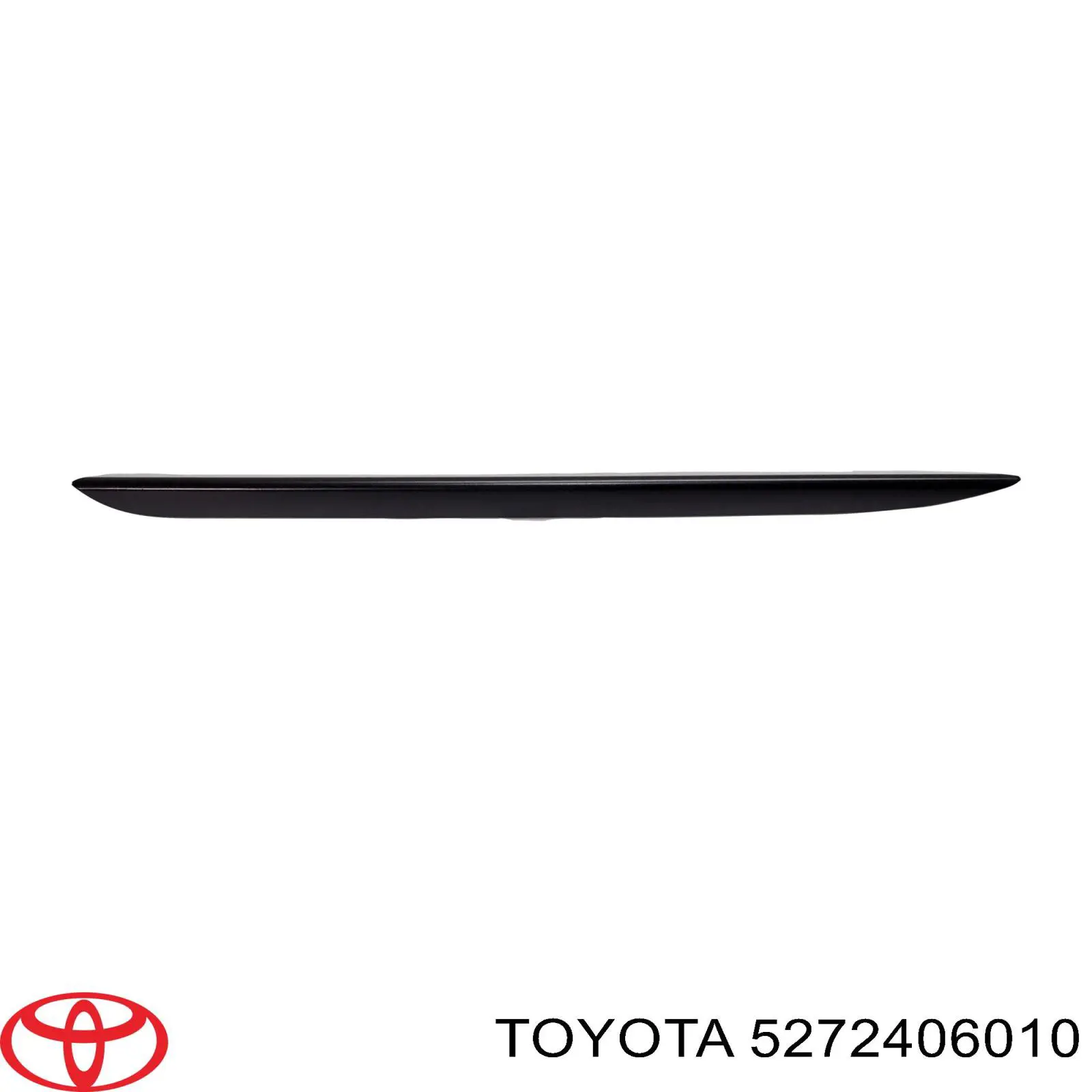 5272406010 Toyota Молдинг бампера заднього, лівий