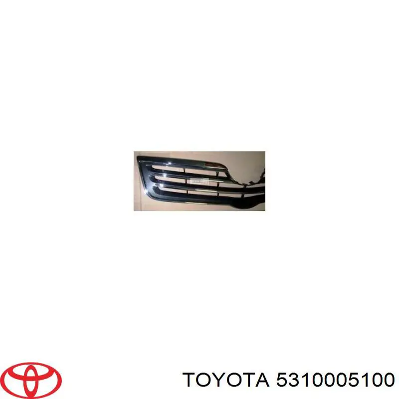 Облицювання радіатора Toyota 5310005100 ціна, від 101.33 USD