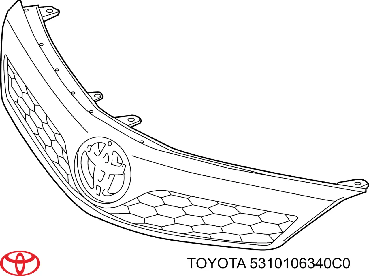  5310106340C0 Toyota