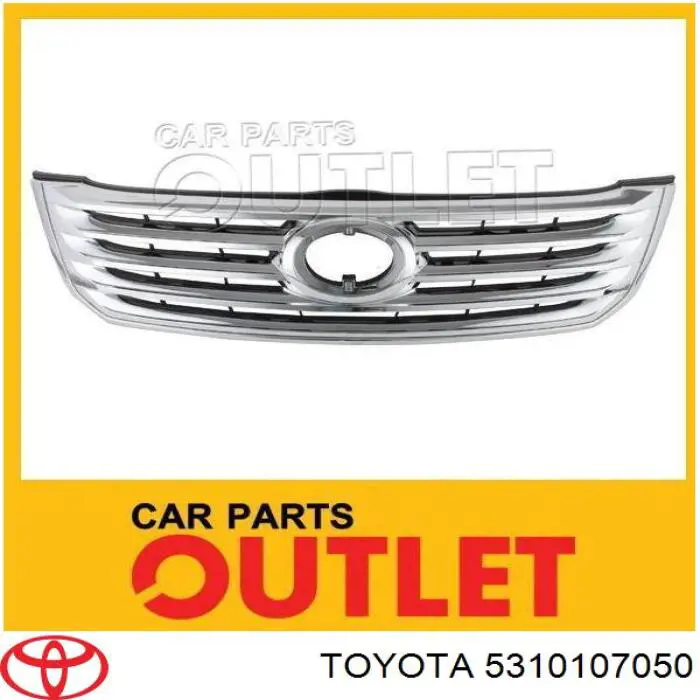 5310107050 Toyota Решітка радіатора