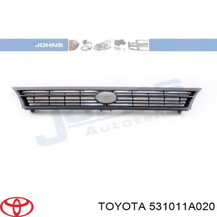 Облицювання радіатора Toyota 531011A020 ціна, від 7.03 USD