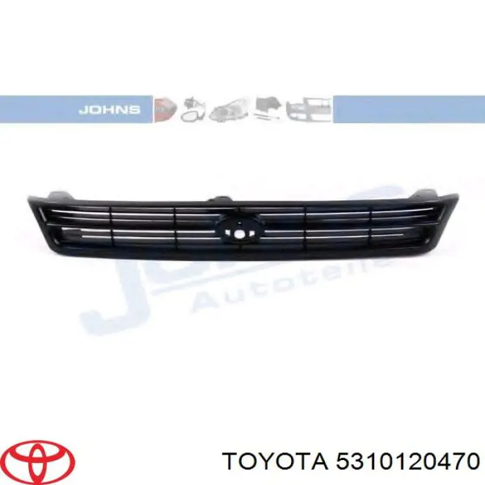 Решітка радіатора на Toyota Carina E T19