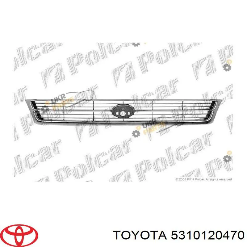 Облицювання радіатора Toyota Carina E седан (T19) (1992 - 1997) ціна, від 19.51 USD